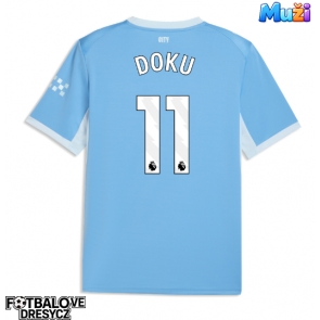 Manchester City Jeremy Doku #11 Domácí Dres 2026-27 Krátký Rukáv